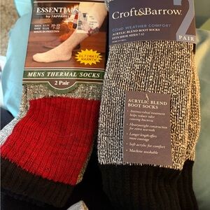 Men’s athletic and thermal socks new